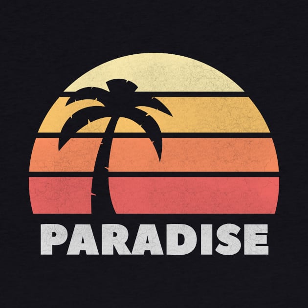 Paradise Summer Vacation T-Shirt by happinessinatee